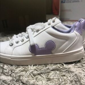 Purple Mickey sneakers size 7